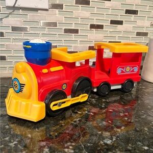 Fisher-Price Red and Yellow Toy Train Little People RR